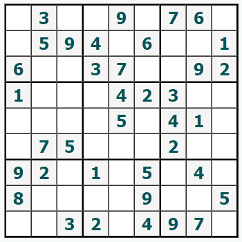 Skriv ut Sudoku #688
