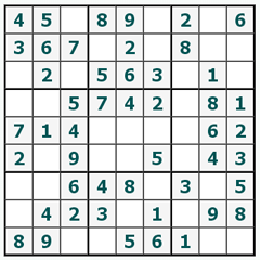 Sudoku online #7