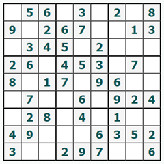 Sudoku on-line #707