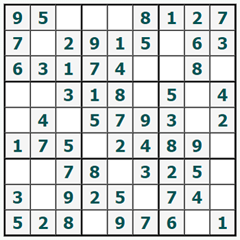 Sudoku on-line #736