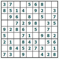 Sudoku on-line #746