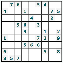 Sudoku on-line #779