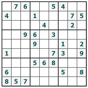 Skriv ut Sudoku #779