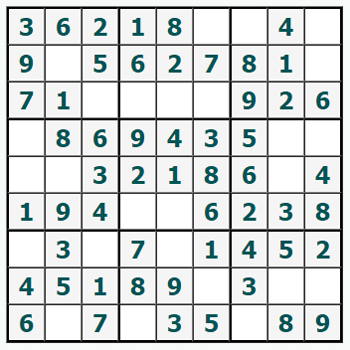 Skriv ut Sudoku #791