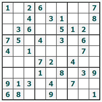 Skriv ut Sudoku #793