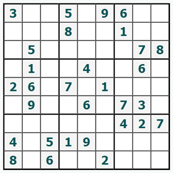 Skriv ut Sudoku #809