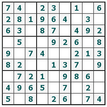 imprimir Sudoku #81