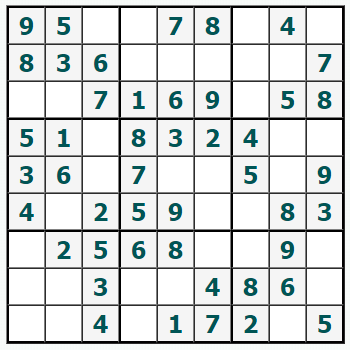 Skriv ut Sudoku #812