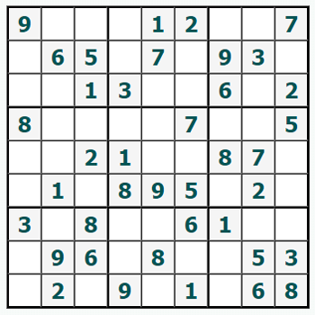 Skriv ut Sudoku #818