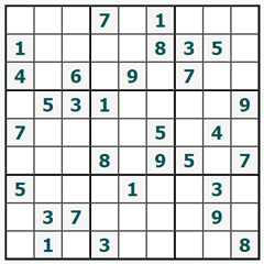 Sudoku on-line #819