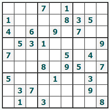 Skriv ut Sudoku #819