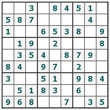 Skriv ut Sudoku #82