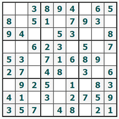Sudoku on-line #821