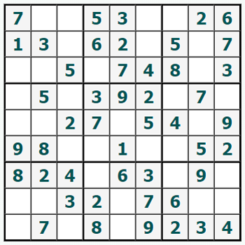 Skriv ut Sudoku #822