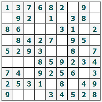 Cetak Sudoku #831