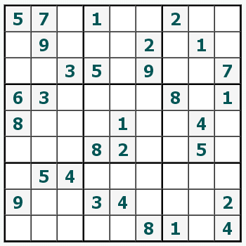 drucken Sudoku #84