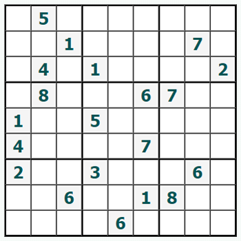 Skriv ut Sudoku #845