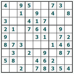 Sudoku on-line #857