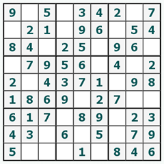 Sudoku trực tuyến #86