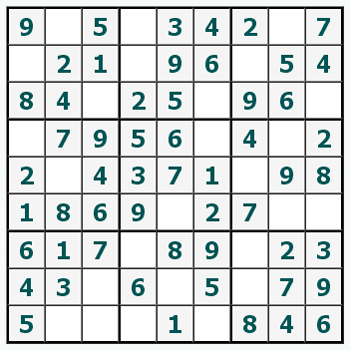 Print Sudoku #86
