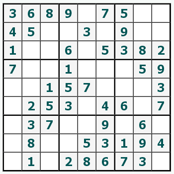 Skriv ut Sudoku #87