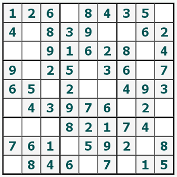 Skriv ut Sudoku #91