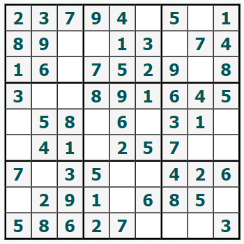 Skriv ut Sudoku #916
