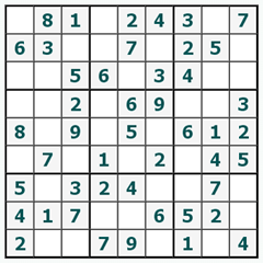 Sudoku on-line #92