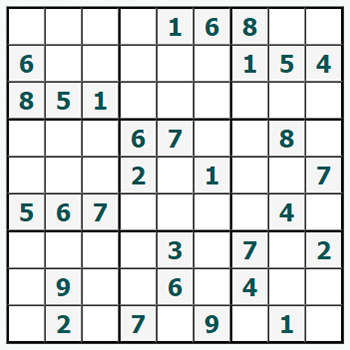 Skriv ut Sudoku #924