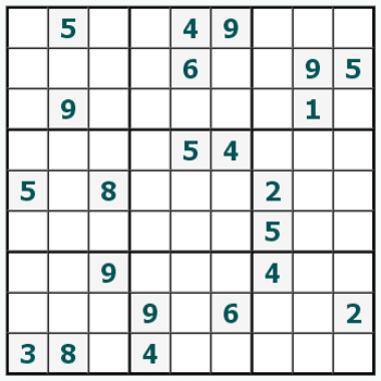 drucken Sudoku #95