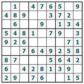 Skriv ut Sudoku #951