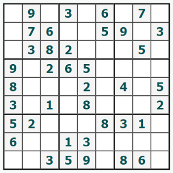 Skriv ut Sudoku #953