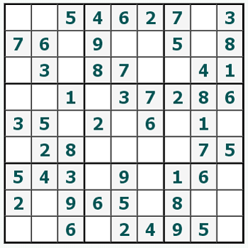 Print Sudoku #97