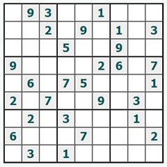 Sudoku online #999