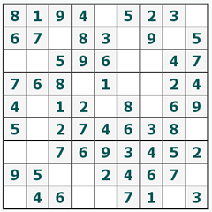 Online Sudoku #1