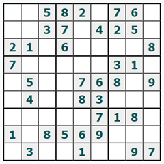 Sudoku on-line #1018