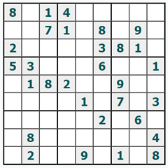 Sudoku online #1029