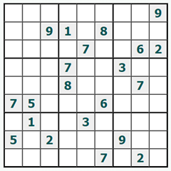 Sudoku on-line #1030