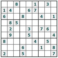 online Sudoku #1054