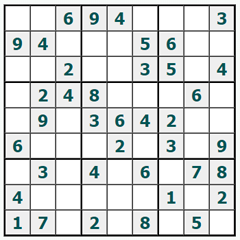 Sudoku en ligne #1058