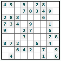 Sudoku on-line #1073