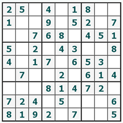Sudoku online #127