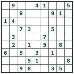 Sudoku en ligne #189