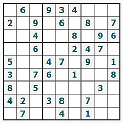 Sudoku online #218