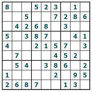 Skriv ut Sudoku #237