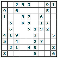 Sudoku online #238