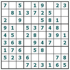 Sudoku on-line #251
