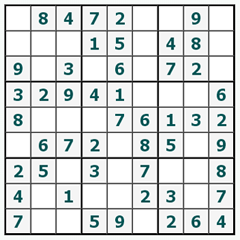 Sudoku online #272