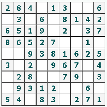 drucken Sudoku #291
