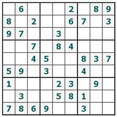 Sudoku online #308
